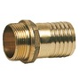 Cast brass male hose adaptor 1/4