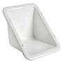 Flush plug housing white plastic