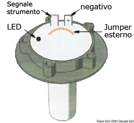 Osculati Outlet - Univ.capacitative sensor 280mm