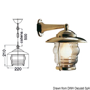 Lampe za pregradu sa mat-staklom