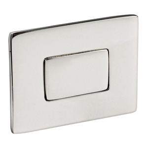 Knob + Ring Rectangular Chromed Abs