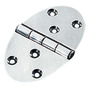 Oval hinge 56x90 mm stud mounting 2 mm