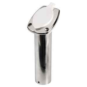 Stainless Steel Fishing Rod Holder with Cap
