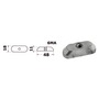 Plate anode for 6/15 HP 4 strokes with M6 thread