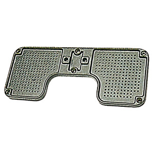 Transom protective plate