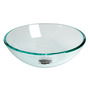 Glass hemispherical sink 280 mm