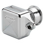 MEDIUM push button spring lock chromed