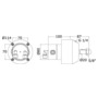 MULTIFLEX hydraulic steering system for outboard engines up to 175 and 330 HP