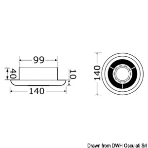 Recess-fit LED spot light w/extractor fan 12V