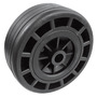 Wheel w/technopolymer core rubber coating Ø195mm