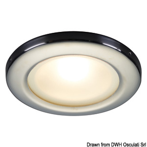 Vega II LED ceiling light for recess mounting