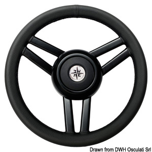 Ghost black steering wheel