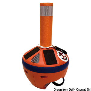 GRIPPY Tracker: the signalling buoy with integrated GPS that monitors the anchor wind drift. No false alarm, extremely accurate, fitted with wireless handheld control