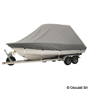 Tailored tarpaulin for open hulls with T-TOP