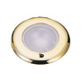 Plafoniera LED incasso SOLE ghiera dorata switch