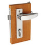 Lock for toilets and cabins internal right, external left