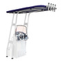 T-Top professionale 2000x1600 bianco con telo blu