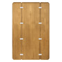 Tavolo teak pieghevole senza bordo 125x80