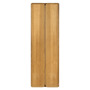 Tavolo teak pieghevole senza bordo 125x80