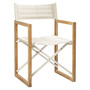 Folding chair ARC The Square in teak and aluminium