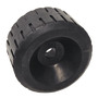 Side roller, black 140x80 mm Ø hole 21 mm