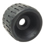 Side roller, black 104x80 mm Ø hole 21 mm